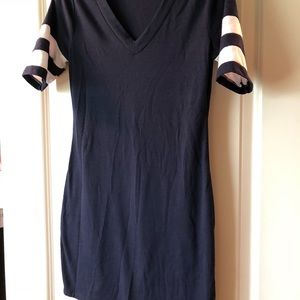 Navy blue junior dress